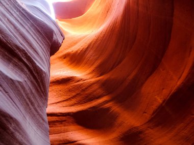 Antilop Kanyonu Navajo rezervasyonunuzu yaparken sayfa, Arizona Usa yakınındaki
