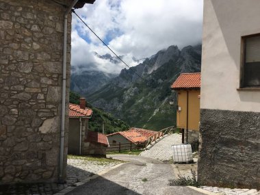 In the mountains in the north of spain