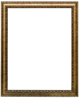 Klasik oyulmuş altın çerçeve