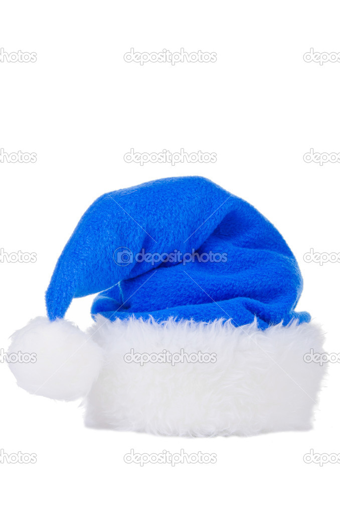 christmas hat blue