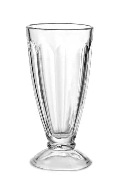 Пустой стакан для молочного коктейля — стоковое фото