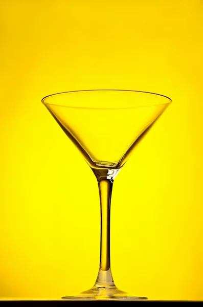 Empty martini glass — Stock Photo, Image