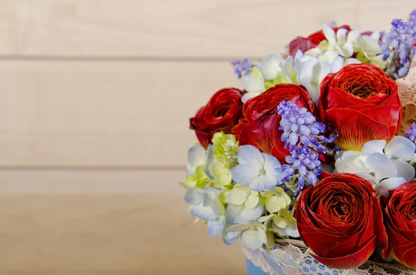 Belo buquê de rosas — Fotografia de Stock