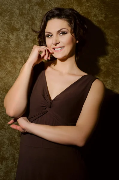 Attractive smiling woman portrait — Stock Photo, Image
