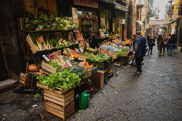 April 2022 Naples Italy Old Ancient District Naples Quartieri Spagnoli — Stock Photo, Image