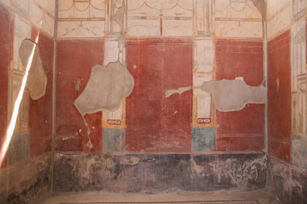 Archaeological Park Pompeii Ancient City Tragically Perished Lava Old Dilapidated — Zdjęcie stockowe