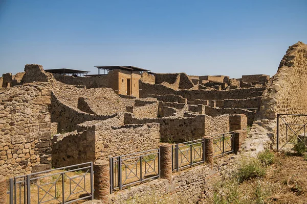 Archaeological Park Pompeii Huge Excavation Area Vicinity Vesuvius Southern Italy — Stock Photo, Image