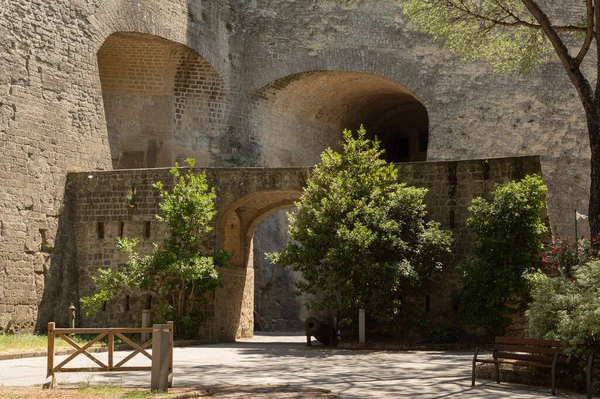 Sant Elmo Castle Medieval Fortress Located Mount Vomero Adjacent Certosa — 图库照片