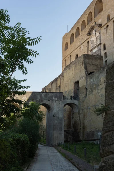 Sant Elmo Castle Medieval Fortress Located Mount Vomero Adjacent Certosa — Stock Photo, Image