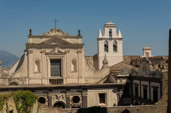 View City San Martino Monastery Museum Its Baroque Church Frescoed — Stock Photo, Image