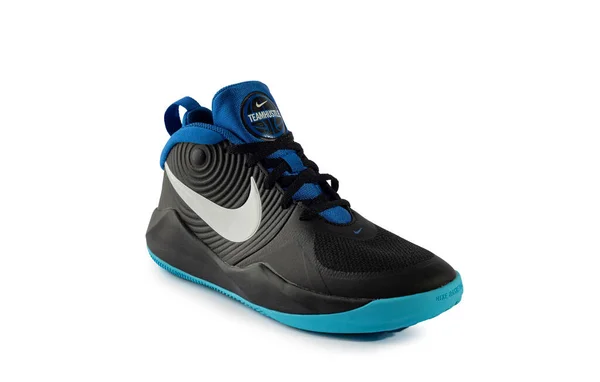 July 2022 Salerno Italy Nike Team Hustle Stylish Sneakers Brand — Stok fotoğraf