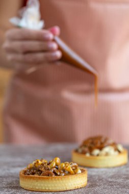 Fındıklı brownie, lezzetli tart.