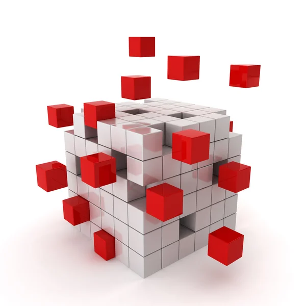 Cube chaos — Stock Photo, Image