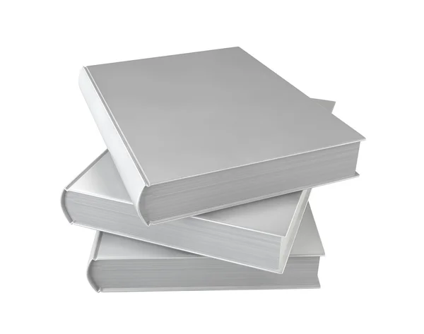 Stack of blank books — Stock Photo, Image