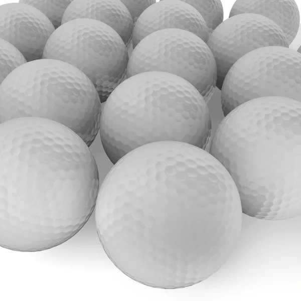 Group of golf balls — Stock Photo, Image