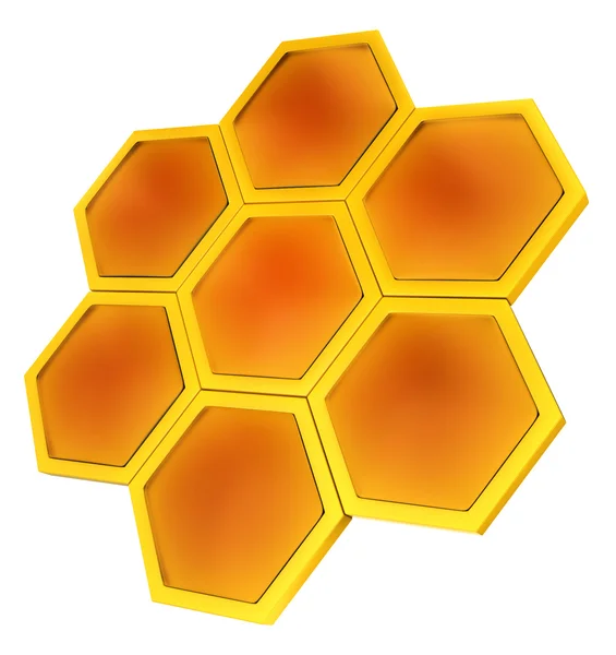 Honingraat symbool — Stockfoto