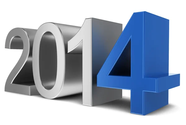 2014 chrome text Stock Picture