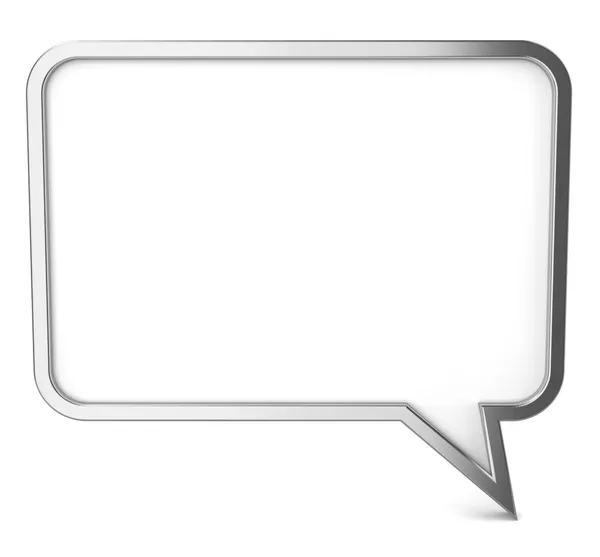 Speech bubble — Stock Photo, Image