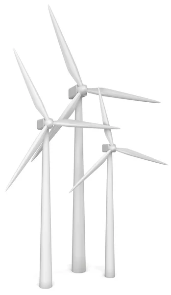 Wind stroomaggregaat — Stockfoto