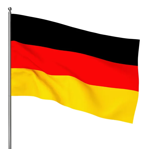 Deutsche Flagge — Stockfoto