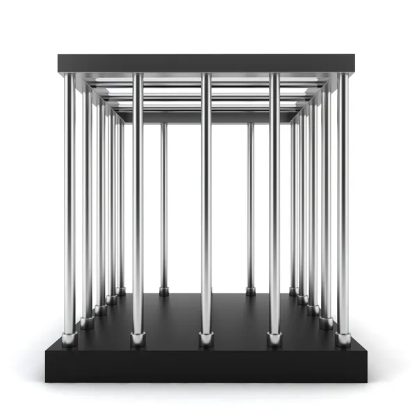 Steel cage — Stock Photo, Image