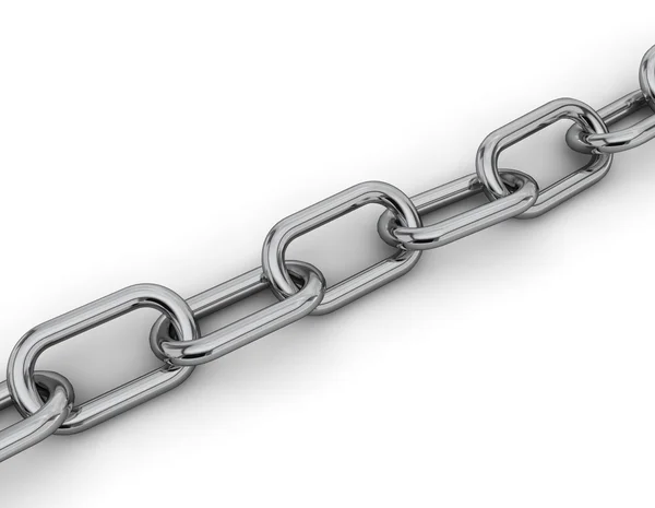 Silver chain — Stock Photo, Image