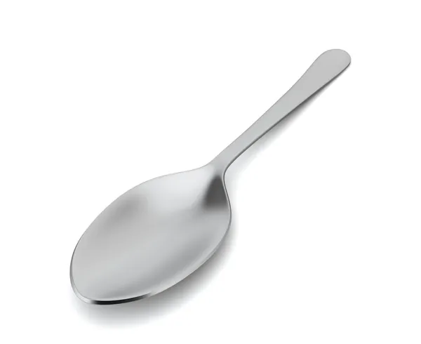 Steel spoon — Stock Photo, Image