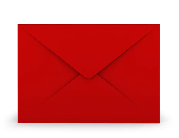 Envelope vermelho — Fotografia de Stock