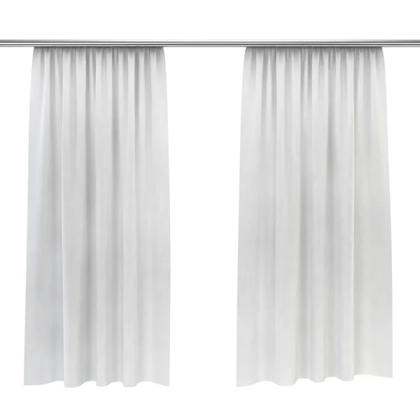 White curtains — Stock Photo, Image