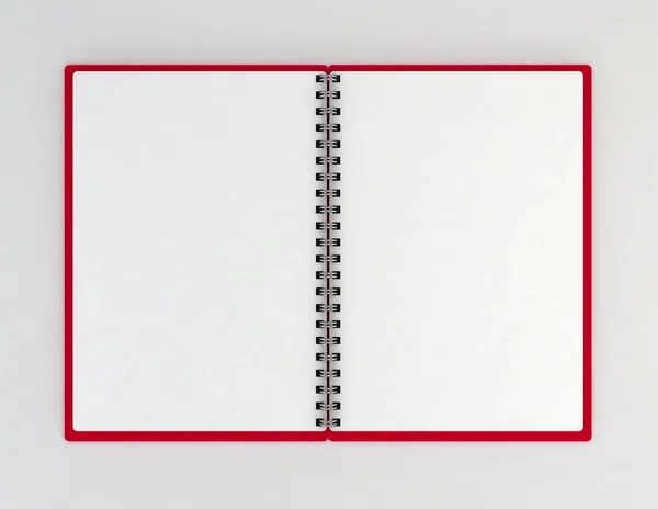 Cuaderno abierto — Foto de Stock