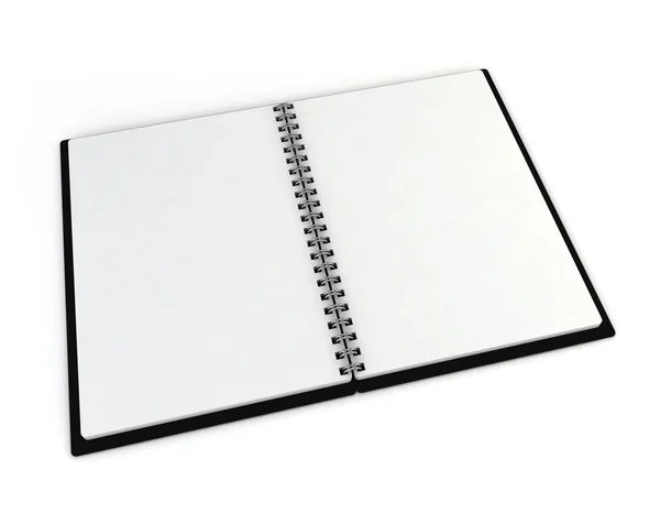 Quaderno bianco — Foto Stock