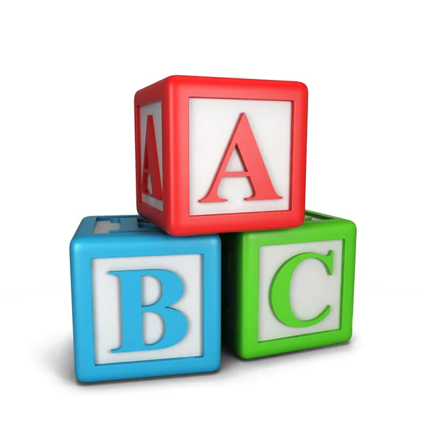 ABC bloki — Zdjęcie stockowe