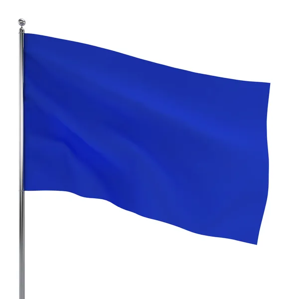 Blaue Flagge — Stockfoto