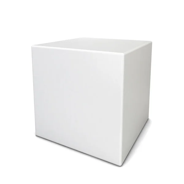 Caja blanca — Foto de Stock