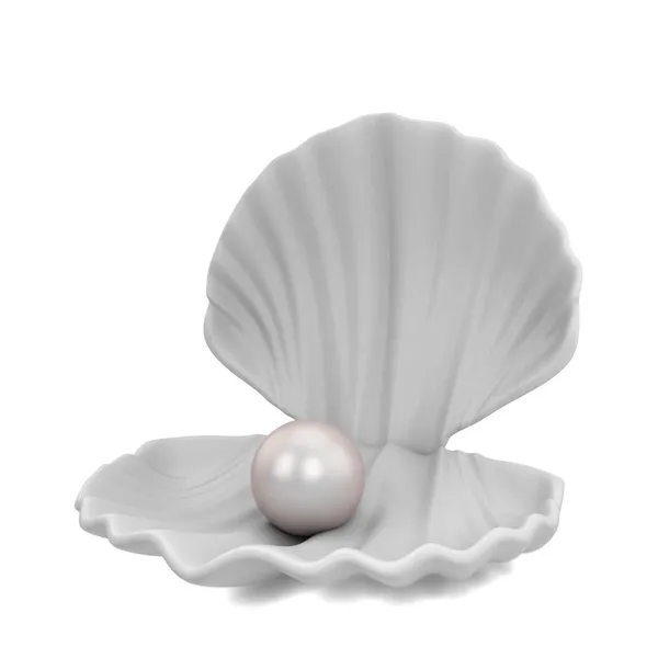 stock image Pearl inside seashell