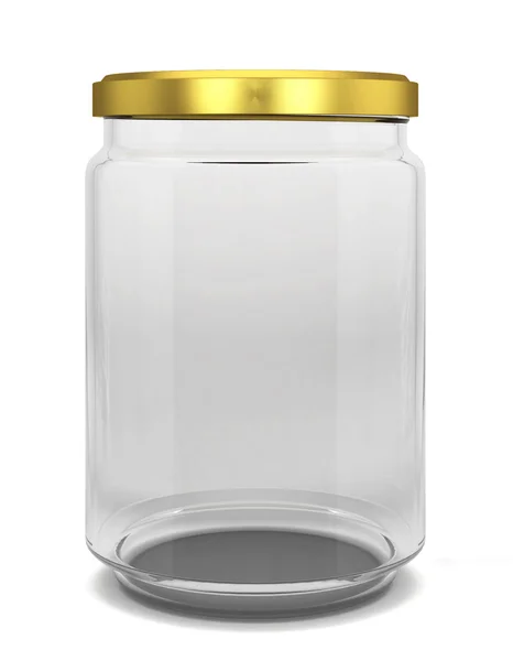 Glass jar — Stock Photo, Image