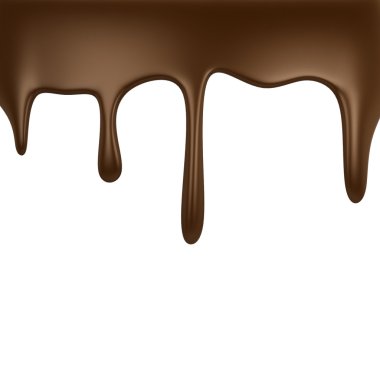Chocolate dripping  clipart
