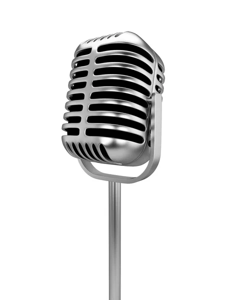 Retro microphone — Stock Photo, Image
