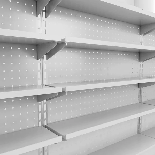 Store shelves — Stock Photo, Image