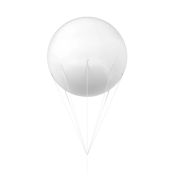 Ballon Publicitaire Gonflable Dans Ciel Illustration Isolée Sur Fond Blanc — Photo
