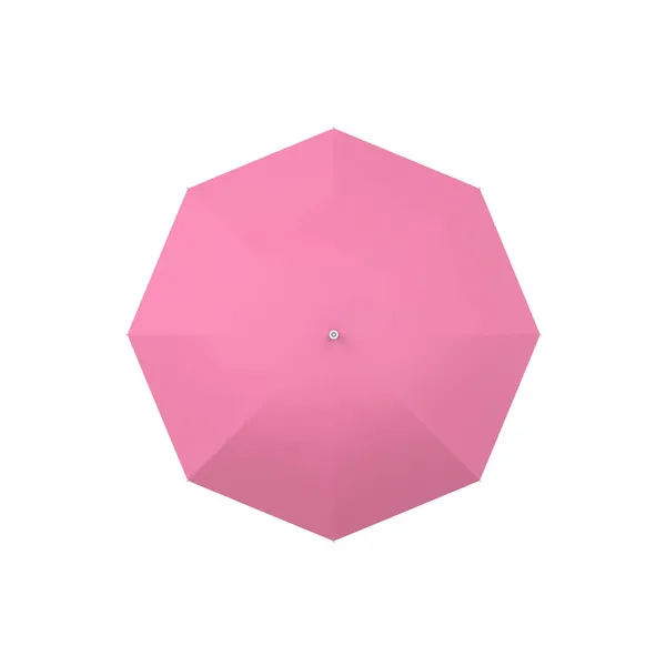 Blank Öppnade Paraply Illustration Isolerad Vit Bakgrund — Stockfoto