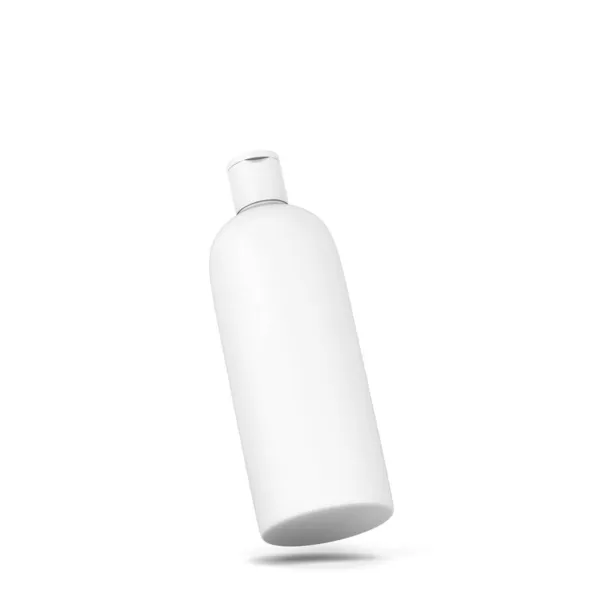 Balení Kosmetiky Šampon Nebo Láhev Gelu Ilustrace Izolované Bílém Pozadí — Stock fotografie