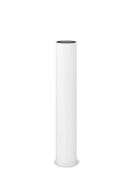 Mockup Embalagem Tubo Branco Ilustração Isolado Fundo Branco — Fotografia de Stock
