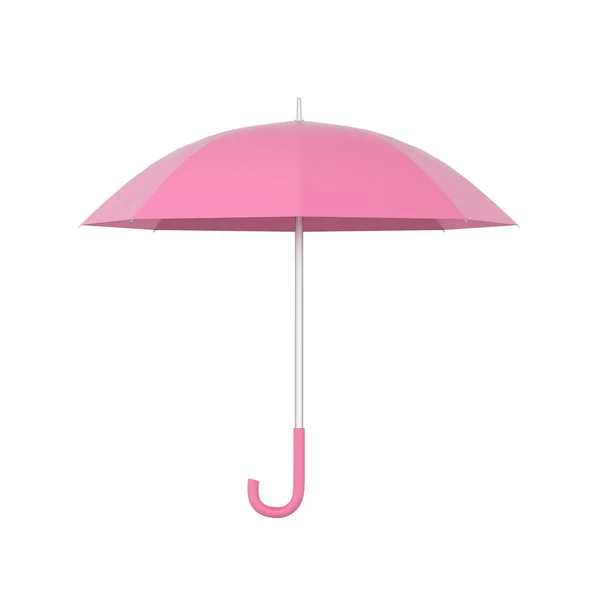 Blank Opened Umbrella Illustration Isolated White Background — Stock Photo, Image