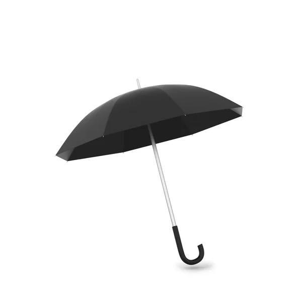 Blank Öppnade Paraply Illustration Isolerad Vit Bakgrund — Stockfoto
