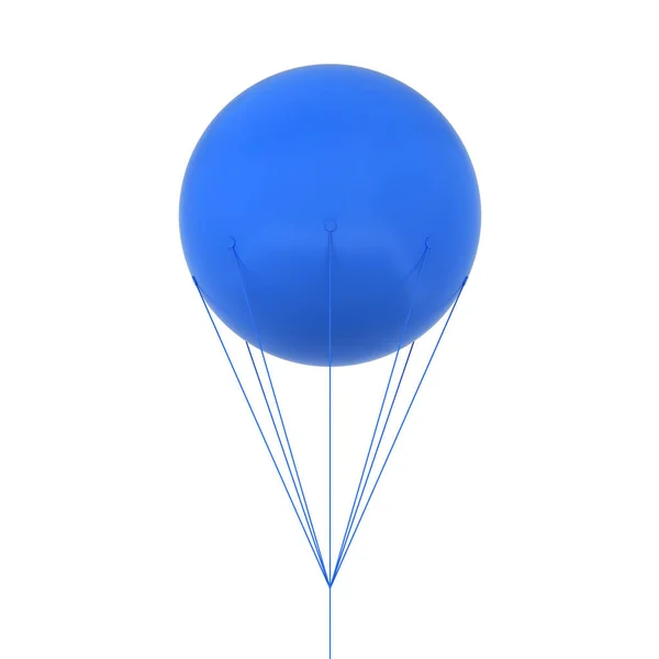 Uppblåsbar Himmel Reklam Ballong Illustration Isolerad Vit Bakgrund — Stockfoto