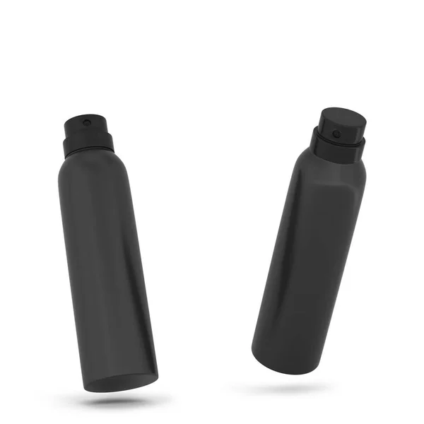 Blanco Deodorant Spray Voor Hygiëne Model Illustratie Geïsoleerd Witte Achtergrond — Stockfoto