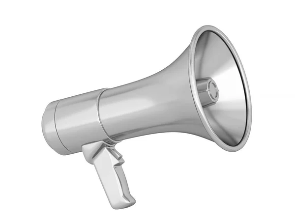 Megaphone Loudspeaker Public Anouncement Illustration Isolated White Background — Stock Photo, Image