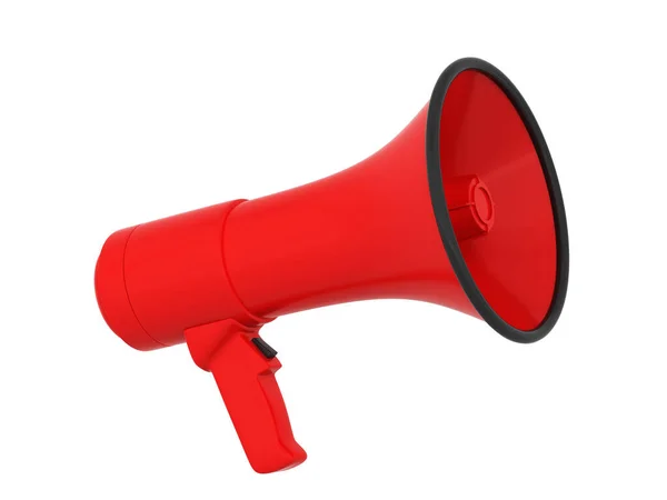 Megaphone Loudspeaker Public Anouncement Illustration Isolated White Background — Stock Photo, Image