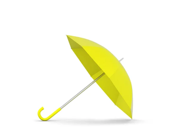 Blank Opened Umbrella Illustration Isolated White Background — Stock Photo, Image